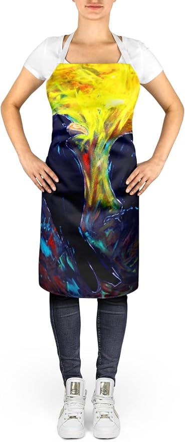 Caroline's Treasures What Was That Black Crows Apron Cooking Kitchen Server Baking Crafts Gardening for Adult Women Men, Unisex, Large, Multicolor
