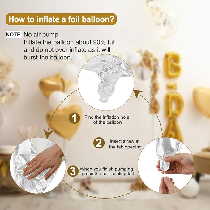 2026 Balloons 40 Inch New Years Balloons White for New Years Decorations Mylar Foil 2026 Balloon Numbers for Graduation Happy New Year Decorations New Years Eve Party Supplies Globos De Año Nuevo