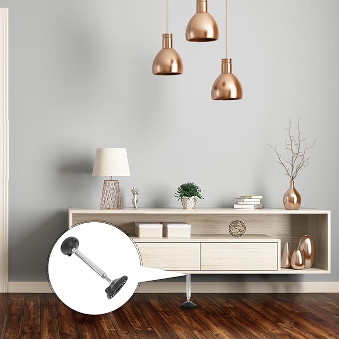 OSALADI Telescopic Cabinet Support Pole for Adjustable Bathroom Installation Stable Support Rod Range for Sink Leg Frames and Cabinet Brackets User-friendly Design