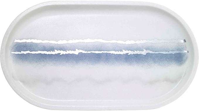 Avanti Linens - Vanity Tray, Resin Countertop Accessories, Marble Inspired Bathroom Essentials (Murano Collection)