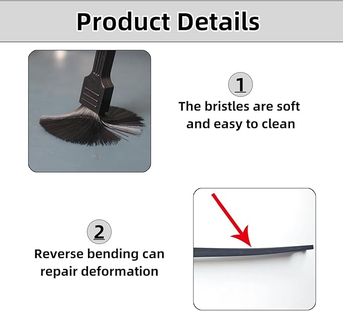 3 Pcs Coffee Grinder Cleaning Brush Black Coffee Machine Brush Espresso Grinde Cleaning Tools for Barista Home Kitchen