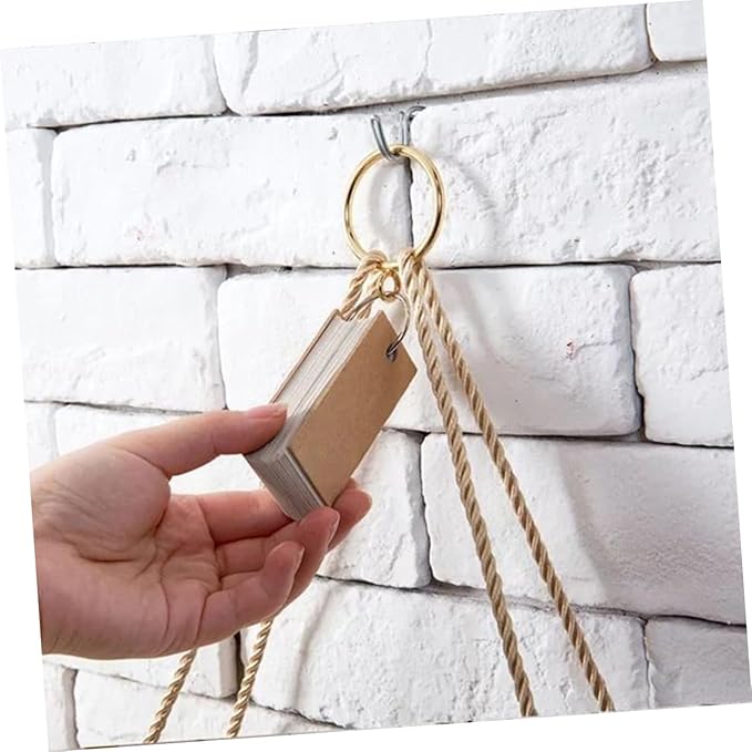 Unomor 2pcs Hanging Rope Shelf Wooden Basket Storage Rack for Wire Shelf Flower Pot Organizing