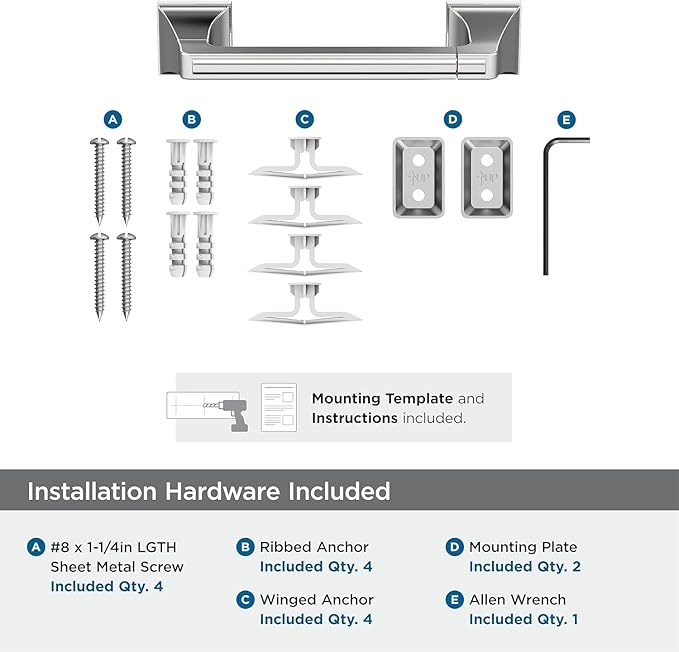 Amerock BH3602126 | Chrome Pivoting Double Post Toilet Paper Holder | 8-13/16 in. (224 mm) Length Toilet Tissue Holder | Mulholland | Bath Tissue Holder | Bathroom Hardware | Bath Accessories