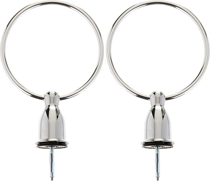 Moen YB8086CH Mason Hand-Towel Ring, Chrome (Pack of 2)
