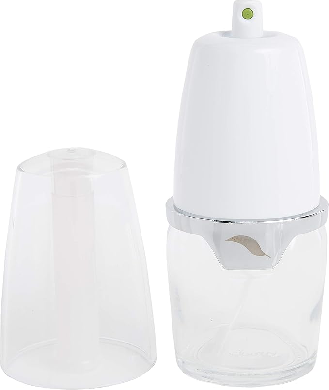 Prepara Deluxe Oil Mister, Chrome Band, White/Chrome