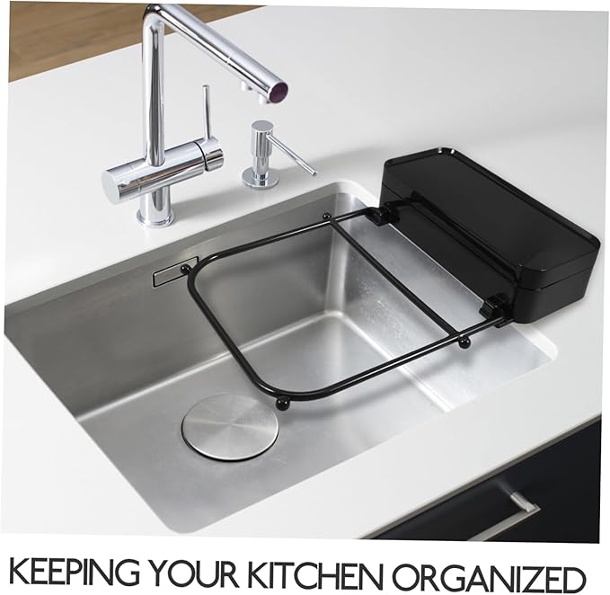 Mesh Sink Leaking Net Rack Suction Cup Drain Rack for Kitchen Sink Strainer