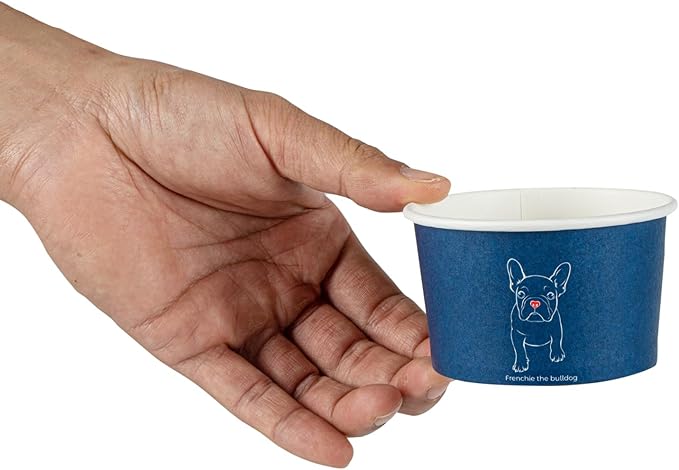 Coppetta 5 Ounce Dessert Cups, 200 Disposable Ice Cream Cups - Lids Sold Separately, Sturdy, Frenchie Paper FroYo Bowls, For Hot And Cold Foods, Perfect For Gelato Or Mousse - Restaurantware