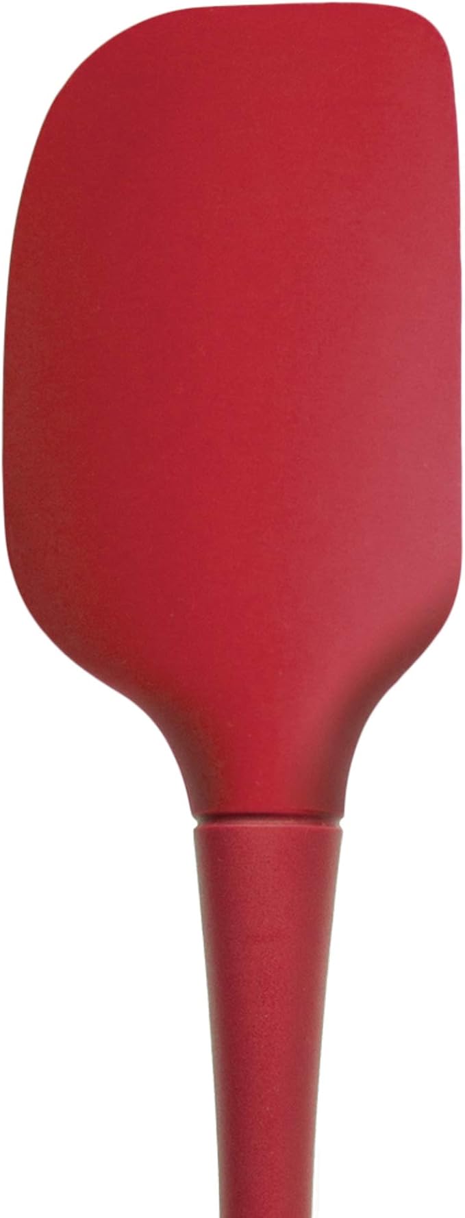 Tovolo Silicone Spatula for Cooking Baking Mixing Scraping Bowls Heavy Duty Dishwasher Safe Large Long Handle BPA Free One Piece Silicone Spatula Kitchen Utensil Heat Resistant, Cayenne Red