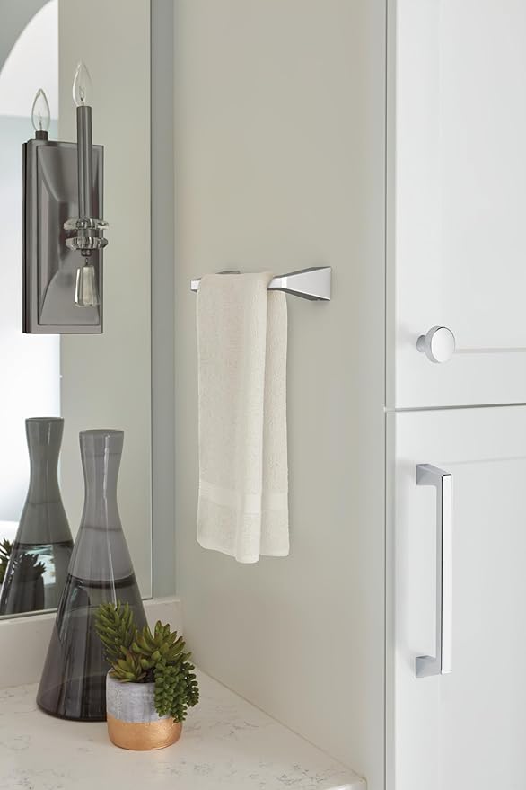 Amerock Blackrock Chrome 9 inch (229mm) Towel Bar, BH3600526
