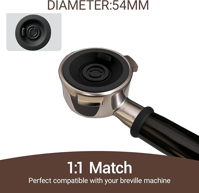 Compatible with Breville Cleaning Disc,3 Pack 54mm Backflush Cleaning Disc for Breville Espresso Machine BES840XL/BES860XL/BES870XL/BES810BSS/BES878BSS/BES450/BES500/BES878/BES880 etc.