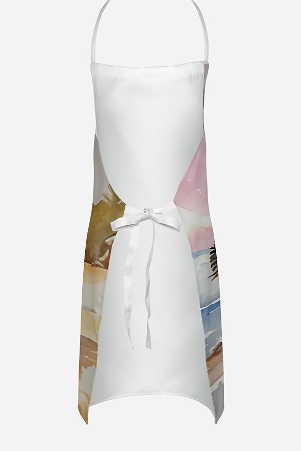 Caroline's Treasures Pelican Apron Cooking Kitchen Server Baking Crafts Gardening for Adult Women Men, Unisex, Large, Multicolor