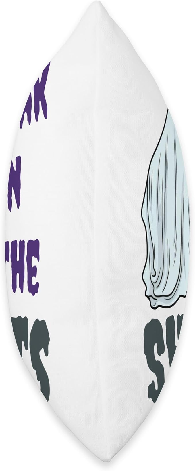 Freak in the Sheets Costume Freak in The Sheets Cute Halloween Ghost Throw Pillow, 16x16, Multicolor