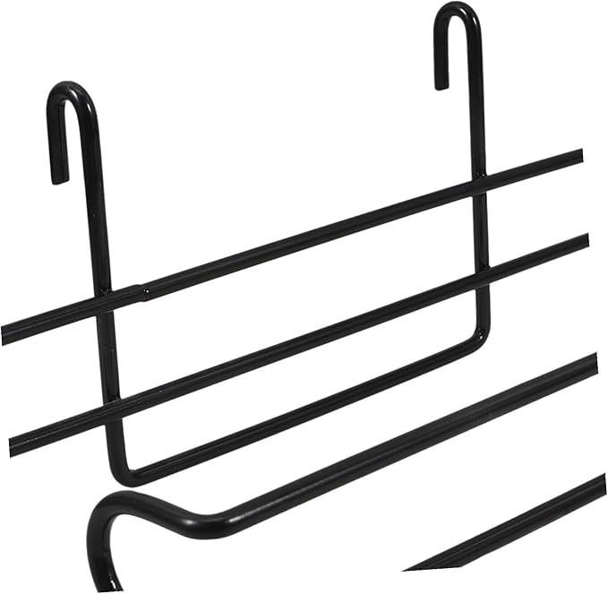 Mobestech Hanging Paper Towel Holder Over Door Industrial Kitchen Towel Rack for Laundry Rooms