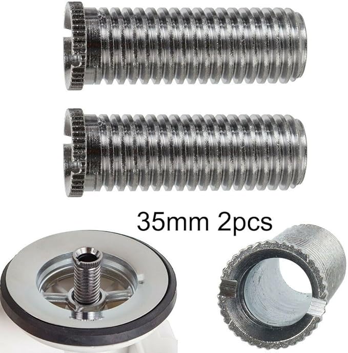 Sink Strainer Screw Plug Screws Bolt 1/2/5pcs 35mm 45mm Stainless Steels Wastes Threaded Screws Connector Kitchen Fixture Tools(2pc 45 mm)