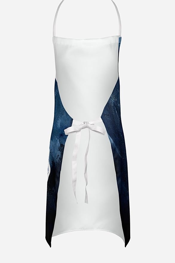 Caroline's Treasures Blue Star Oyster Apron Cooking Kitchen Server Baking Crafts Gardening for Adult Women Men, Unisex, Large, Multicolor