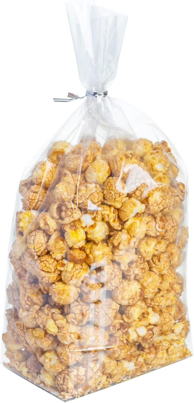 Restaurantware Flat Bottom Heat Seal Sandwich Bags Heat Sealable Food Bags - Gusset Bag with Paper Insert - Clear - 5 x 3 x 12 Inch - 100ct Box - Bag Tek
