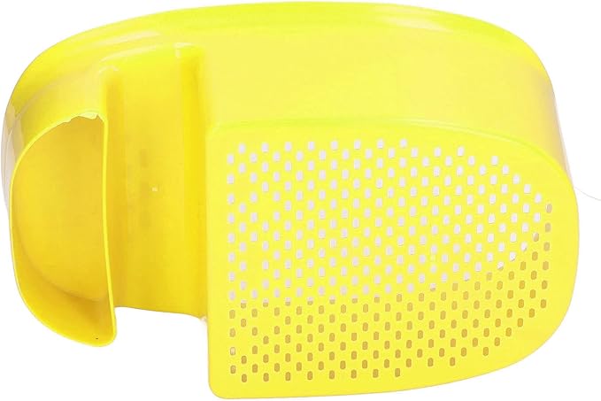 aqxreight Sink Drain Basket Household Saddle Shaped Mesh Strainer Kitchen Waste Vegetable Fruits (Yellow)
