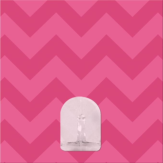 RoomMates RMK2213HK Pink Chevron Magic Hook