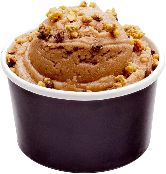 Coppetta 3 Ounce Paper Cups, 50 Durable To Go Cups - Lids Sold Separately, Disposable, Black Paper Dessert Cups, Freezable, For Cafes And Restaurants - Restaurantware