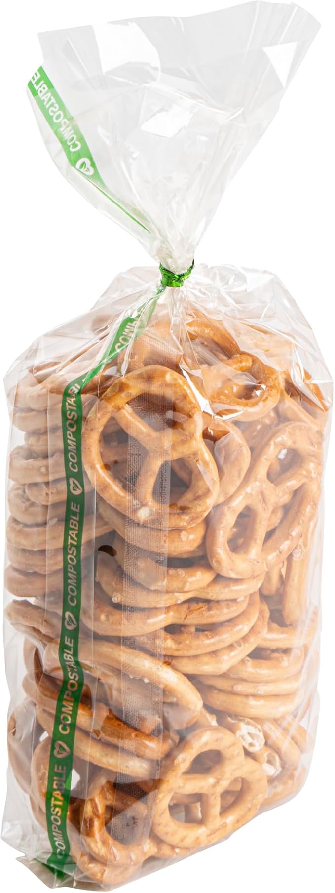 Resturantware Plastic Gusset Bags 100 Count 3 3/4" x 1 1/4" x 12" Wicker Dispensing Bottom Gusset Clear Plastic Bags Heat Sealable For Sourdough Bread Cookies Pastries For Home Bakers And Bakeries