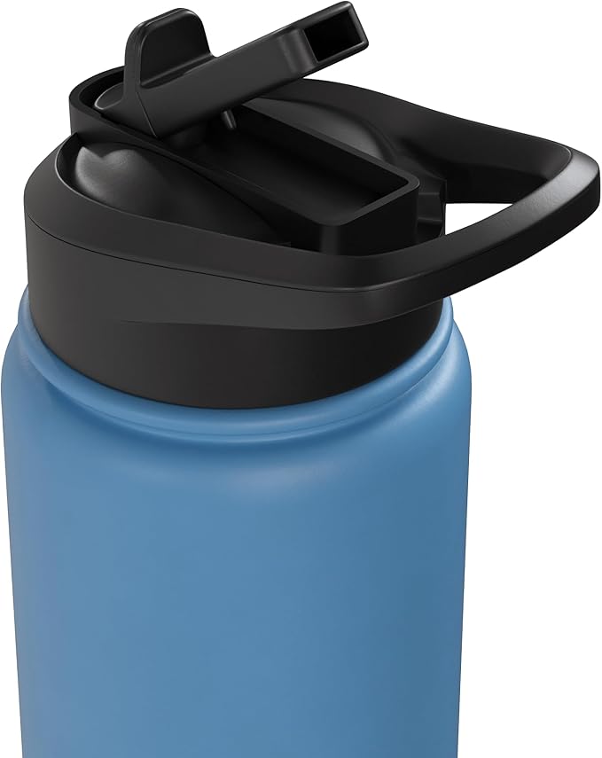 Neuroscience Human Brain Anatomy Labeled Diagram Stainless Steel Insulated Water Bottle