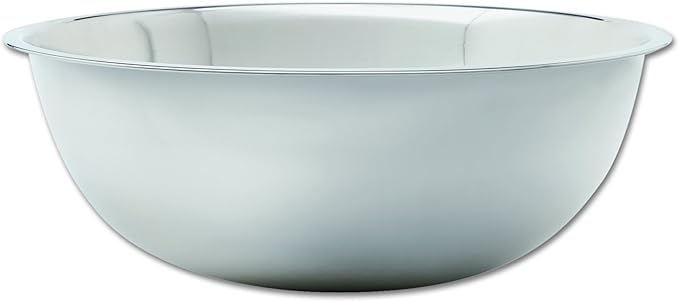 Adcraft SBL-30 30 qt Capacity, 22-5/8" OD x 7-1/2" Depth, Stainless Steel Extra Large Mixing Bowl with Mirror Finish