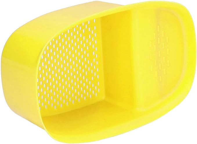 aqxreight Sink Drain Basket Household Saddle Shaped Mesh Strainer Kitchen Waste Vegetable Fruits (Yellow)