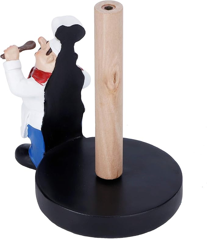 Double Layer Towel Holder Crafts Display for Kitchen Shop Restaurant Decoration
