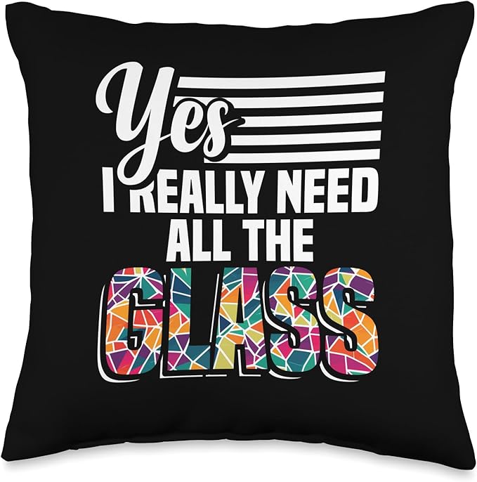 Stained Glass Sheets Foiler Tools Stained Glass Artist Throw Pillow