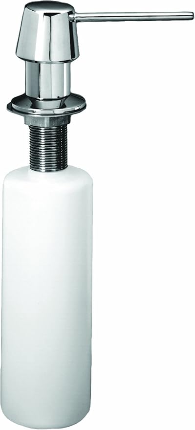 Westbrass Heavy Duty Kitchen Sink Soap/Lotion Dispenser, Polished Chrome, D2171-26