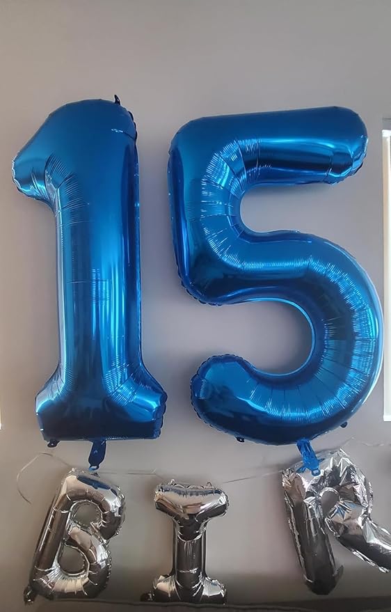 40 Inch Dark Blue 27 Number Balloons, 72 Balloons for Women Men, Birthday Party Decorations for Wedding, Anniversaries, Celebration Party, Graduation, Photo Prop