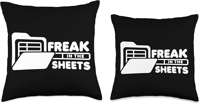 Sheets Pun Humorous Throw Pillow