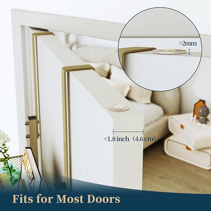 Consumest Over The Door Hooks Organizer - 4 Tier Door Coat Rack with 3 Baskets and 12 Hooks, Stainless Steel Towel Hanger for Bedroom, Bathroom, Living Room, Gold