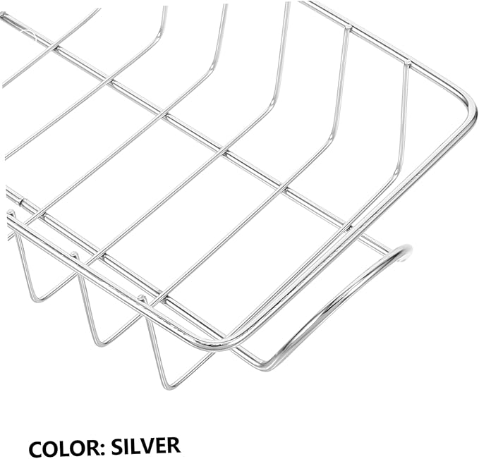 ABOOFAN Adjustable Faucet Drain Storage Rack Silver Sponge Organizer for Kitchen Sink Removable Fixture for Easy Installation Keeps Dishcloths Dry and Organized