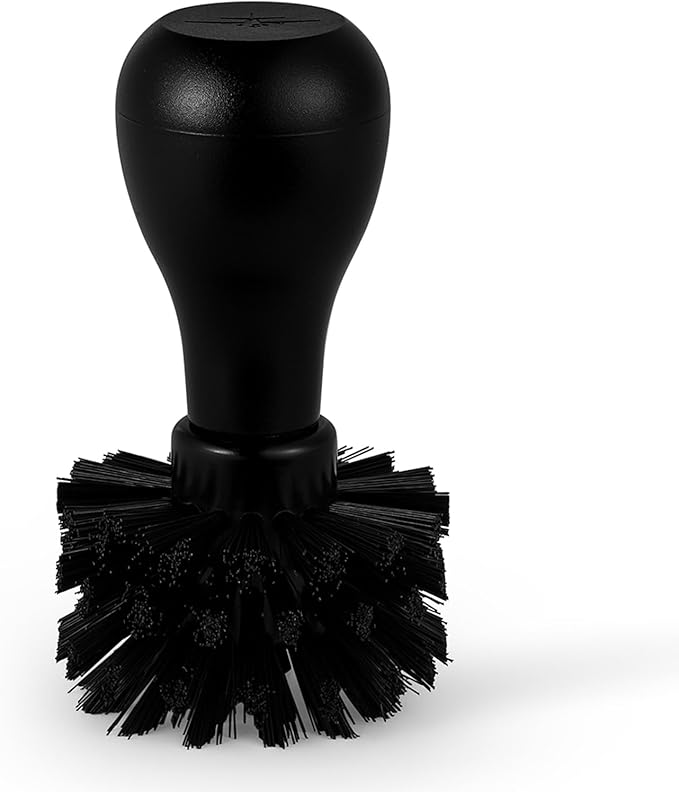 MHW-3BOMBER Coffee Portafilter Brush, Fit for 51/54/58mm Portafilter Basket, ABS Espresso Machine Portafilter Cleaning Brush, Professional Barista Cleaner Tools, Effectively Cleaning, Black B5536-OS