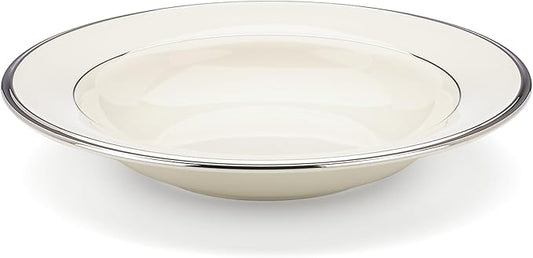 Lenox Solitaire Rimmed Bowl, Pasta/Soup, White