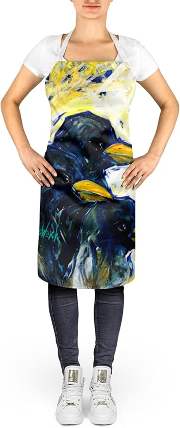 Caroline's Treasures Baked In A Pie Crows Apron Cooking Kitchen Server Baking Crafts Gardening for Adult Women Men, Unisex, Large, Multicolor