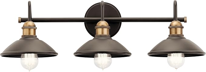 Kichler Lighting Clyde 26.25" 3 Light Vanity Light in Olde Bronze®