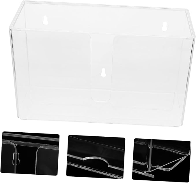 PRETYZOOM Large Touchless Wall-Mounted Paper Towel Dispenser Lid Bathroom Napkin Holder for Easy Access for Kitchens and Commercial Use