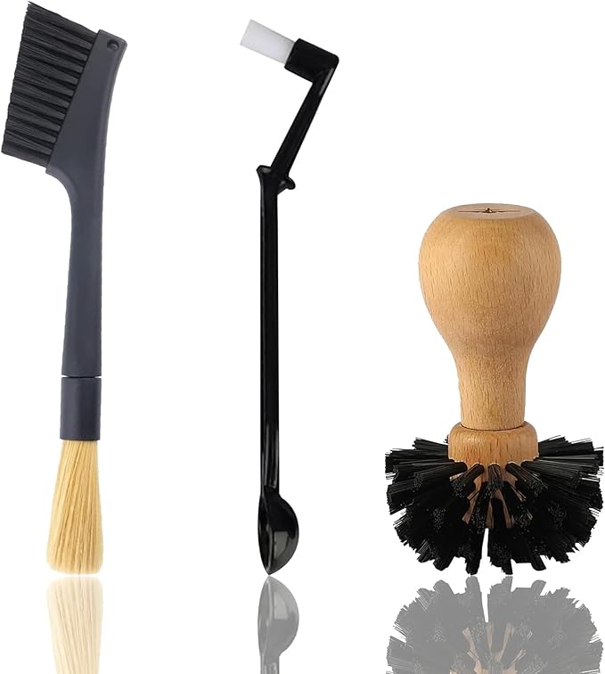 Coffee Brush,3pcs Espresso Brush Coffee Cleaning Brush Coffee Filter Cleaning Brush,Suitable For Espresso Machine With Grinder For Home,Espresso Machine Cleaning Set.