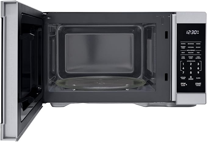SHARP Countertop Microwave Oven with Removable 12.4" Carousel Turntable, 1000 Watt, 1.1 Cubic Feet, Stainless Steel