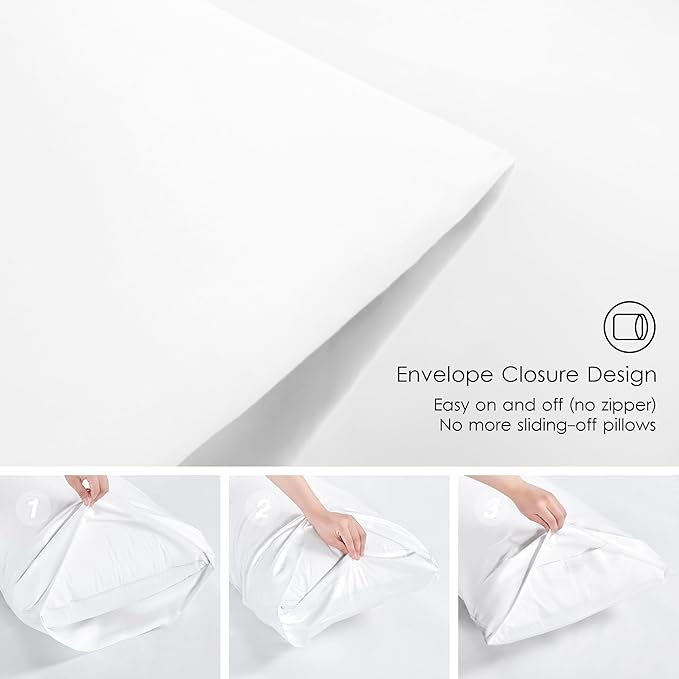 Love's cabin King Size Comforter Set White, 7 Pieces King Bed in a Bag, All Season Bedding Sets with 1 Comforter, 1 Flat Sheet, 1 Fitted Sheet, 2 Pillowcase and 2 Pillow Sham | Soft, Breathable, Lightweight, Comfortable