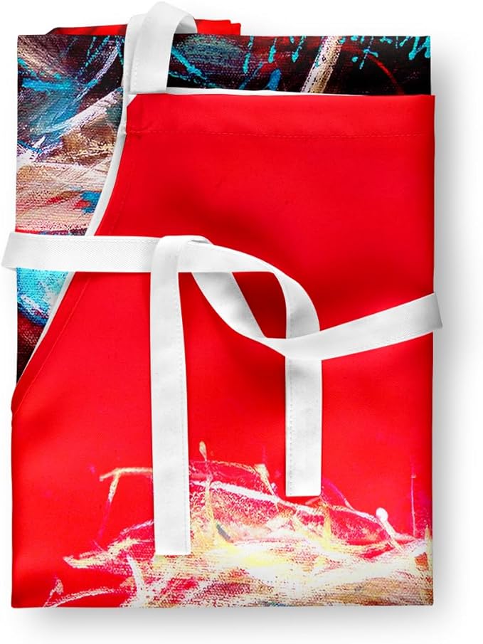 Caroline's Treasures Egg-Stra Special Bird Nest Apron Cooking Kitchen Server Baking Crafts Gardening for Adult Women Men, Unisex, Large, Multicolor