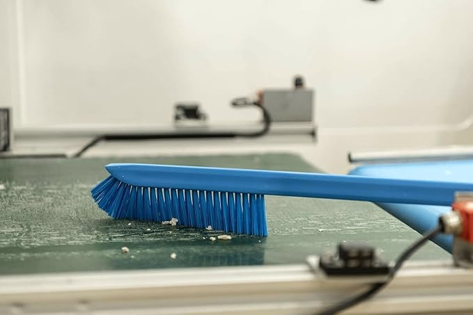 Vikan 41973 Ultra-Slim Cleaning Brush with Long Handle, 23.62" Medium, Blue