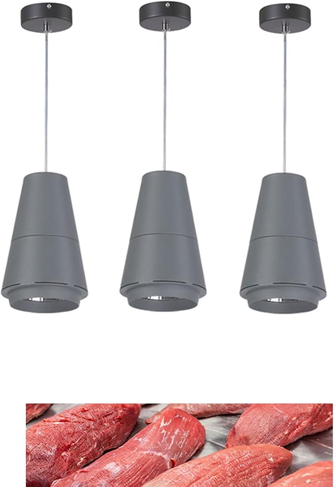 Fresh Food Pendant Light for Supermarket, Lamp for Fruit Vegetable Bread Seafood and Meat, Food Chandelier(Meat Lamp)