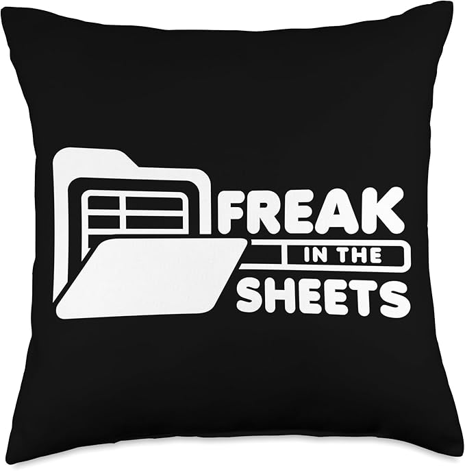 Sheets Pun Humorous Throw Pillow