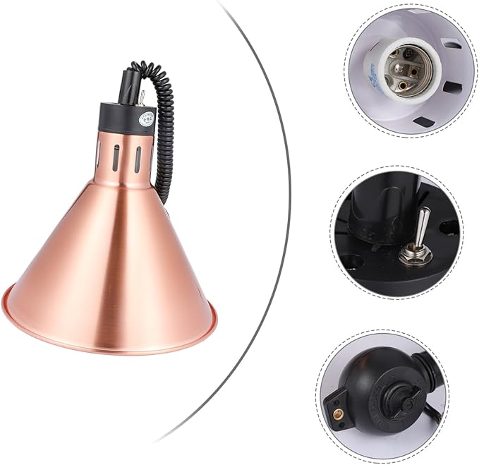 Holibanna 1Pc Telescopic Heat Lamp Buffet Heating Light for Food Preservation Chandelier for Hotel Restaurant Kitchen Canteen Use Height