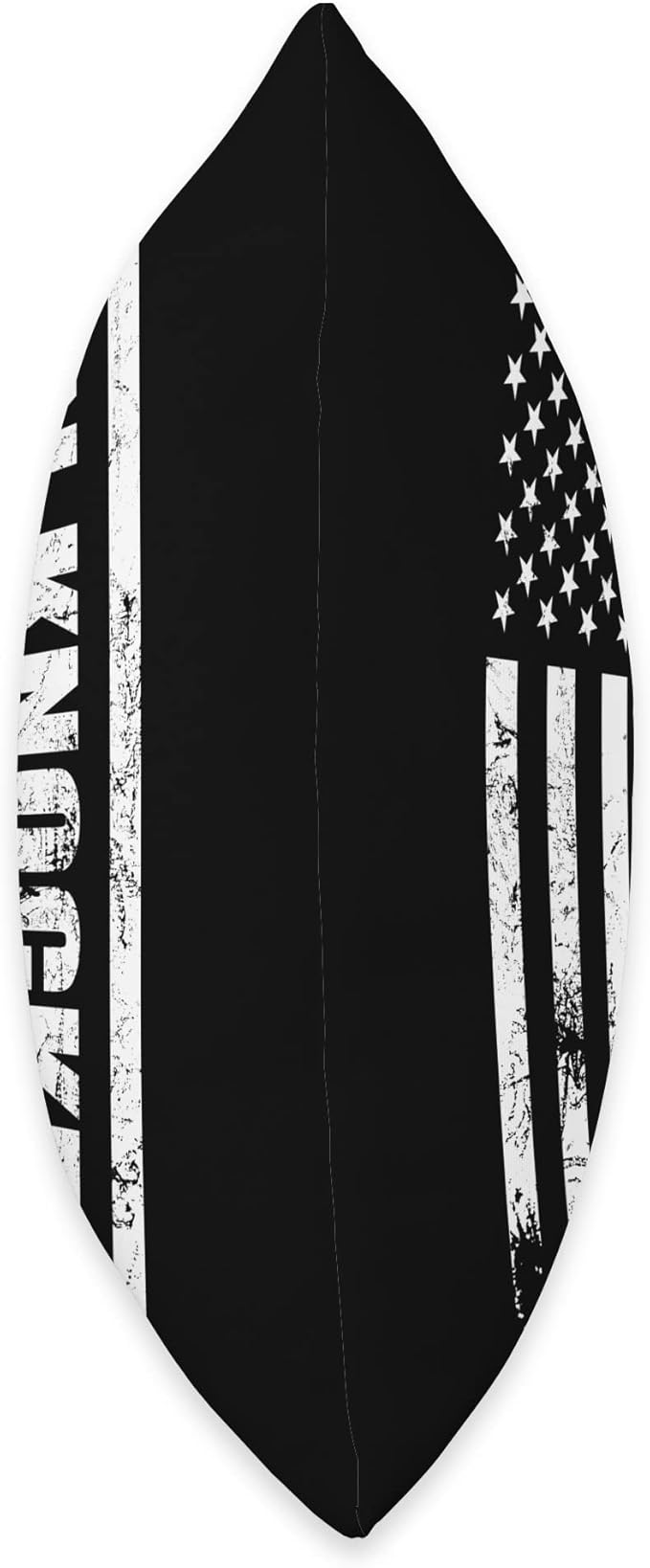 Tin Knocker Sheet Metal Worker, American Vertical Flag USA Throw Pillow