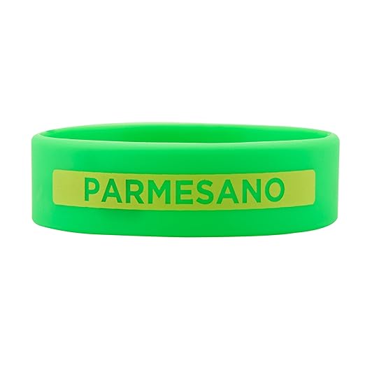 Restaurantware Silicone Squeeze Bottle Band 10 Count 2.75 Inch Dishwasher Safe Condiment Identification Band, Parmesan Green Non-Slip Label Band for Condiment Labeling at Restaurants, Food Trucks