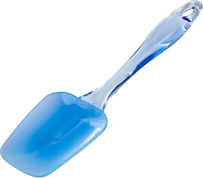 Wilton Easy Flex Silicone Spatula Set - Your Versatile Tools for Mixing, Folding, Scraping, Cooking, Frosting and Serving, Blue, 3-Piece